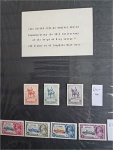 Engelske kolonier.  Samling  25 års regjeringsjubileum 1935.