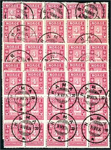 Noen norske merker, med hovedvekt fra 1900-1950 på innstikkort. Mange merker i ulike kategorier. Bl.a. noen Portomerker.