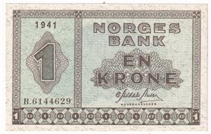 1 krone 1941 B