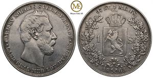 Speciedaler 1868 Carl XV. Kv.1+
