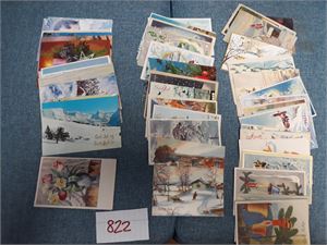 JULEKORT Ca 70 kort 1943 til tidlig 1980-tallet