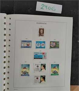 FILIPPINENE o stemplet samling 1975-92 med en del merker