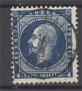 NK 4 I-rings NÆS I HALLINGDAL 1-3-1861 nydelig fullst. På 4 skill Oscar