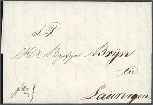 6 brev, sendt innenlands i perioden 1814 til 1839.