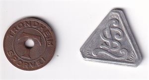 Trondheim Sporvei 2 stk: NP 28.1 og 28.3