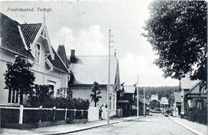 Postkort. Fredrikstad Turngt.