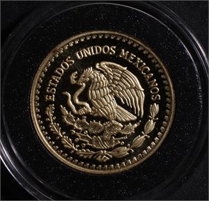 Gold bullion coin 2008 Mexico 0 Gull, 1/4 unse