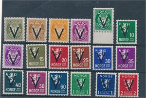 Nk 274-91 xx. V-merker uten vannmerke komplett minus 5kr