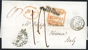 Great Britain. 23 covers from approx 1860 to 1900, 10 are without stamps, and 13 with. Sent to Europan countries.