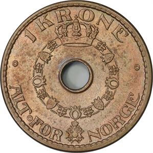 1 Krone 1939 Kv 0, patina