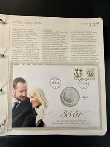 Nr 127 Kronprinsparet 35 år