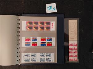 HEFTER Masse hefter i Safe perm FH 47-106. Begge papirtyper av FH 84 og 86. Totalt pålydende 1757 kroner
