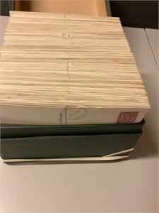 Brevlot Over 550 meldekort til Ringebu Elverk 1970-tallet  En del ulik stempler fra små og store steder i Oppland