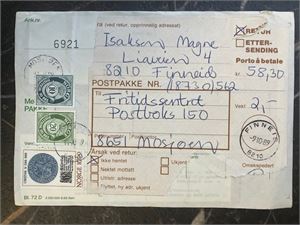 Følgebrev for pakke i retur - artig!