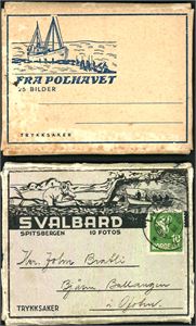 5 komplette Fotomapper, med bilder fra Polahavet og Svalbard.