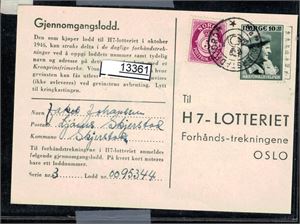 H7-KORT stemplet kph "M/B SKJERSTADFJORD" (Grad 3)