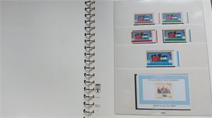 PALESTINA komplett postfrisk ** samling 1994-2000 i Lindner Falzlos T-album med kassett, inklusive FDC,n