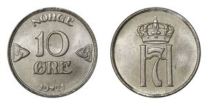 10 Øre 1921 Kv 0