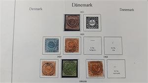 DANMARK. samling 1851 -1997 i KABE förtrycksalbum