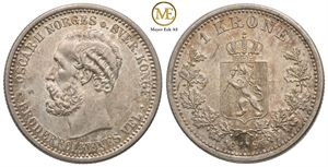 1 krone 1897 Oscar II. Kv.0