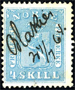 8 I. 4 skill, anert med håndskrevet "Blakier 24/7 64".