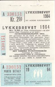 LB 1 ** i 3 deler   Lykkebrevet  (1600.-)
