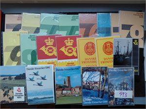 DANMARK-ÅRSMAPPER 22 stk 1973-1990