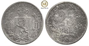 25 øre 1904 Oscar II. Kv.0