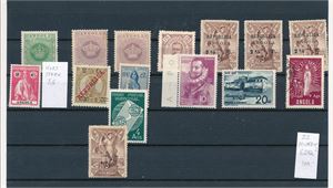 ACORES x/o eldre merker på plansje (€ 246)