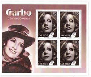 Sverige Greta Garbo blokk