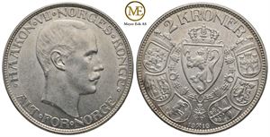 2 kroner 1916 Haakon VII. Kv.0/01