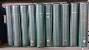 Samling Norden */o i åtta Leuchtturmalbum med förtryckta blad till 2019 (utan fickor). Bäst är Grönland med bland annat