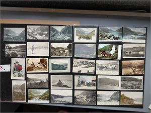 HORDALAND 29 kort. 1 fargekort fra Odda har hatt pris på 250 kroner en gang i tiden