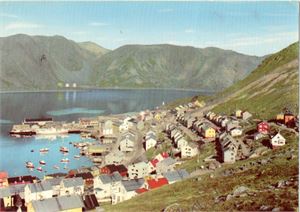 Postkort. Honningsvåg.