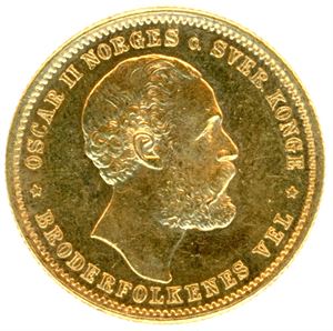 20 kroner 1877. 0/01