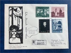 NK 545-48 Munch FDC