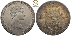 Speciedaler 1824 Carl XIV Johan. Kv.0