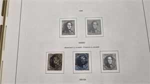 BELGIEN samling i dels en Leuchtturmklämpärm (1849-1944) och dels en instiksbok (1945-1975) med bättre