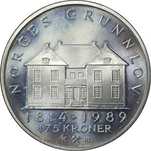 175 Kroner 1989 Kv 0