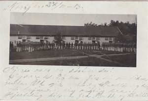 Militær Militærkompani på fotokort stempet HØVAAG 4-XI-13 (AA,4)