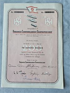 Aksjebrev - HSD 1964