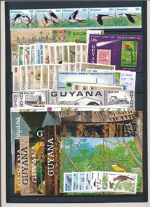 GUYANA xx diverse utgaver 1985-86 og 1989-90 (€ 739)