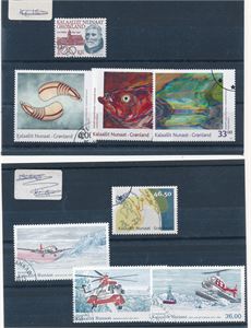 GRØNLAND o noen pene merker 1992-2012 (€ 72)