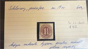 SCHLESWIG x Mi 14 (€ 60)
