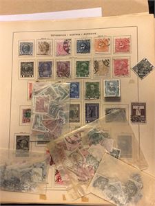 Østerrike.  Samling på albumark 1900 - 1960 stemplet / *