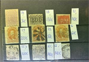 BRASIL o Mi 18, 21, 29, 29x, 55b, 65 og 88x (€ 1036)