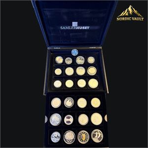 25 stk Euro sølvmynter