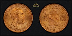 20 kroner/ 5 speciedaler 1874