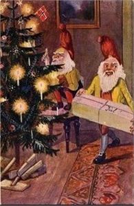 Julekort poststemplet 31.12-1915