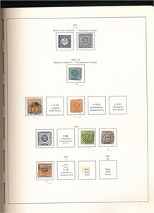 DANMARK o samling i Stender album med ark til 1997. Standard kvalitet, de eldste på bilde